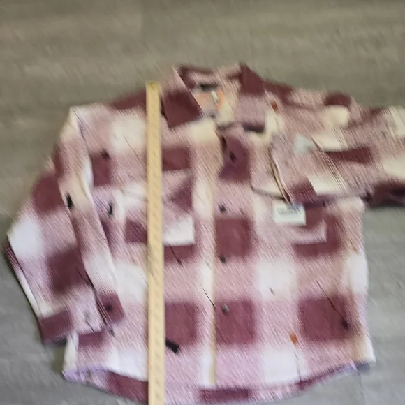 Plaid Button-Up Jacket - Picture 3 of 5
